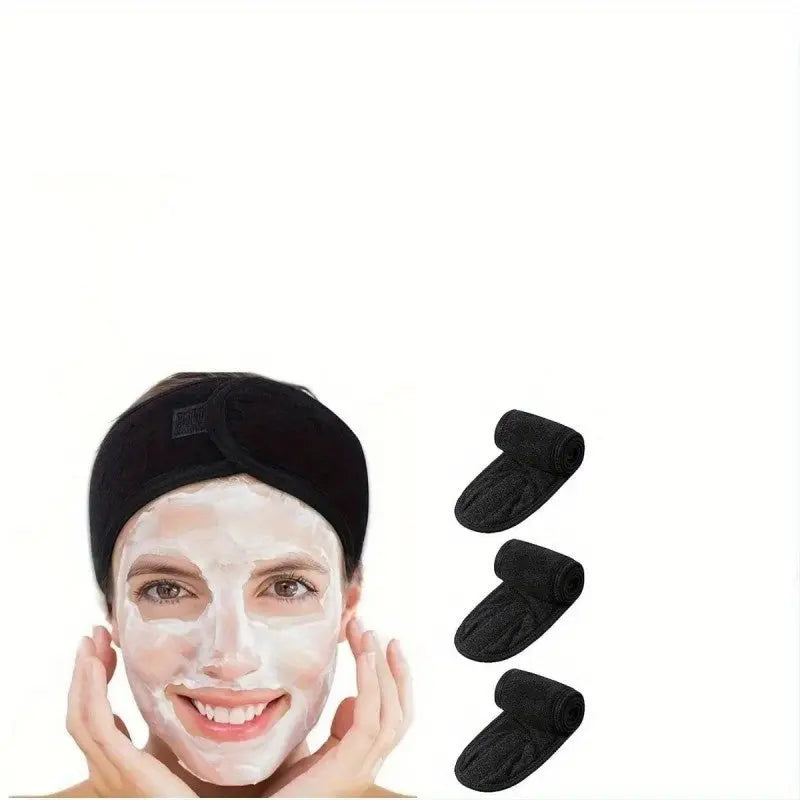 Double-sided Terrycloth Cloth Ant Cloth Hair Tie for Washing Face and Removing Makeup, Women's Hairband for Sports and Yoga MedSurgery Store For Digital Health