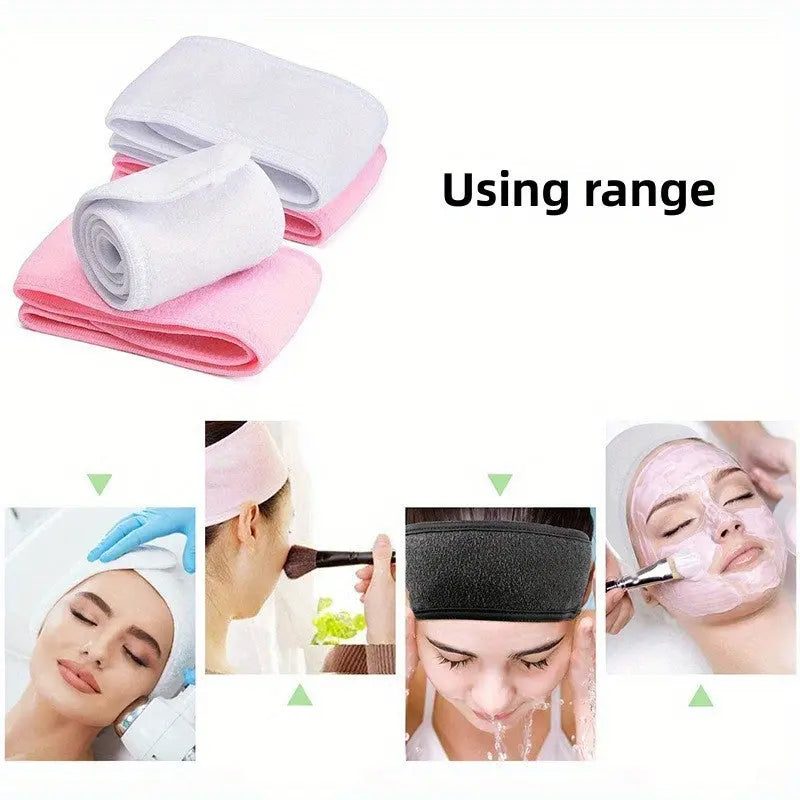 Double-sided Terrycloth Cloth Ant Cloth Hair Tie for Washing Face and Removing Makeup, Women's Hairband for Sports and Yoga MedSurgery Store For Digital Health