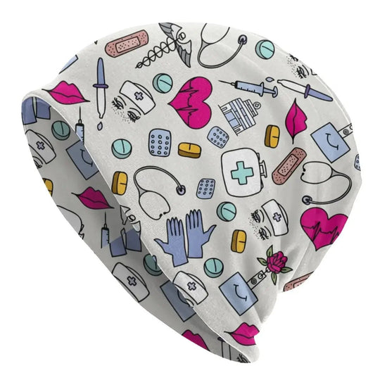 Gorro cálido de invierno Unisex para mujer, gorros tejidos, gorro de enfermera con patrón de enfermería a la moda, gorros para el cuidado de la salud al aire libre, gorros para hombresMedSurgery Store For Digital HealthMedSurgery Store For Digital Health1005008428298148 - 1 - Skullies Beanies Hat1Skullies Beanies HatGorro cálido de invierno Unisex para mujer, gorros tejidos, gorro de enfermera con patrón de enfermería a la moda, gorros para el cuidado de la salud al aire libre, gorros para hombr