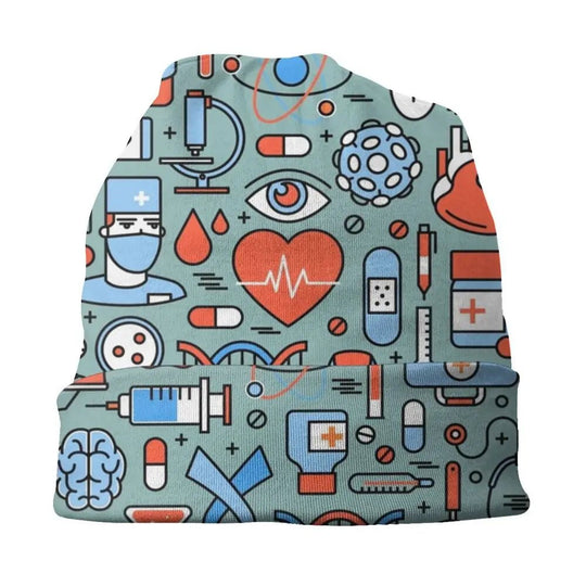 Gorro cálido de invierno Unisex para mujer, gorros tejidos, gorro de enfermera con patrón de enfermería a la moda, gorros para el cuidado de la salud al aire libre, gorros para hombresMedSurgery Store For Digital HealthMedSurgery Store For Digital Health1005008428298148 - 1 - Skullies Beanies Hat1Skullies Beanies HatGorro cálido de invierno Unisex para mujer, gorros tejidos, gorro de enfermera con patrón de enfermería a la moda, gorros para el cuidado de la salud al aire libre, gorros para hombr