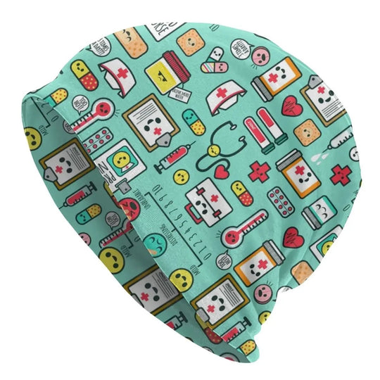 Gorro cálido de invierno Unisex para mujer, gorros tejidos, gorro de enfermera con patrón de enfermería a la moda, gorros para el cuidado de la salud al aire libre, gorros para hombresMedSurgery Store For Digital HealthMedSurgery Store For Digital Health1005008428298148 - 8 - Skullies Beanies Hat8Skullies Beanies HatGorro cálido de invierno Unisex para mujer, gorros tejidos, gorro de enfermera con patrón de enfermería a la moda, gorros para el cuidado de la salud al aire libre, gorros para hombr