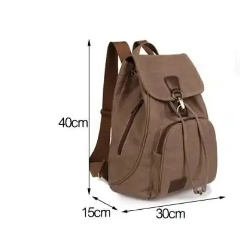 🎒Mochila de Lona Casual para Profesionales de la Salud – Espaciosa y Moderna..