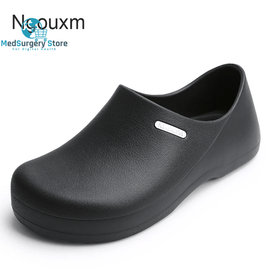 Ngouxm Men Chef Shoes Women Non-Slip Waterproof Oil-Proof Kitchen Nurse Shoes Work Cook Shoes