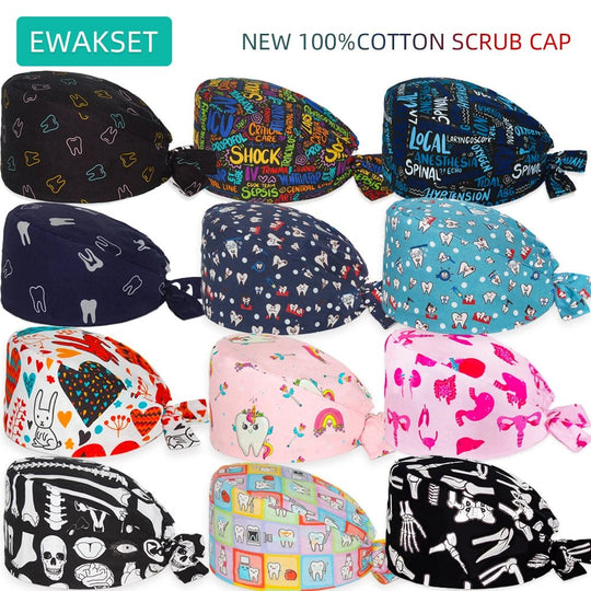 Nuevo patrón Scrub Cap enfermera médico spa belleza dental tienda de mascotas sombreros de trabajo 100% algodón médico hospital clínica gorras quirúrgicas unisexMedSurgery Store For Digital HealthMedSurgery Store For Digital Health1005009217351263 - scrub cap 004 - One Sizescrub cap 004Talla únicaNuevo patrón Scrub Cap enfermera médico spa belleza dental tienda de mascotas sombreros de trabajo 100% algodón médico hospital clínica gorras quirúrgicas unisex