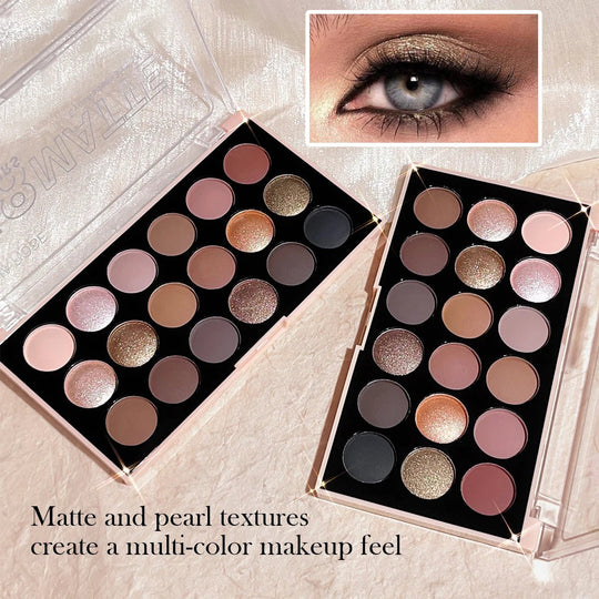 Paleta de sombras de ojos de 18 colores: nacarado, mate, brillo fino, brillo, tonos tierra, duradero, alto rendimientoMedSurgery Store For Digital HealthMedSurgery Store For Digital Health1005007578990724 - E1923 - 02E1923 - 02Paleta de sombras de ojos de 18 colores: nacarado, mate, brillo fino, brillo, tonos tierra, duradero, alto rendimiento