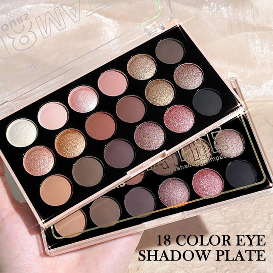 Paleta de sombras de ojos de 18 colores: nacarado, mate, brillo fino, brillo, tonos tierra, duradero, alto rendimientoMedSurgery Store For Digital HealthMedSurgery Store For Digital Health1005007578990724 - E1923 - 02E1923 - 02Paleta de sombras de ojos de 18 colores: nacarado, mate, brillo fino, brillo, tonos tierra, duradero, alto rendimiento