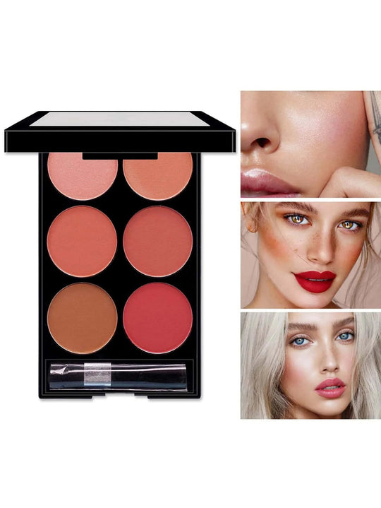 Paleta todo en uno de rubor y contorno de 6 colores, paleta de maquillaje en polvo mate nacaradoMedSurgery Store For Digital HealthMedSurgery Store For Digital Health1005007460954269 - 1 - T3231 - T323Paleta todo en uno de rubor y contorno de 6 colores, paleta de maquillaje en polvo mate nacarado