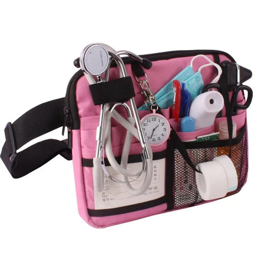 Nurse Fanny Pack Multi Pocket Waist Organizer Belt with Adjustable Waist Strap Nurse Waist Pouch Organizer Pouch Portable