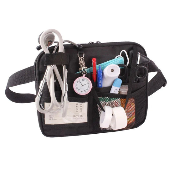 Nurse Fanny Pack Multi Pocket Waist Organizer Belt with Adjustable Waist Strap Nurse Waist Pouch Organizer Pouch Portable