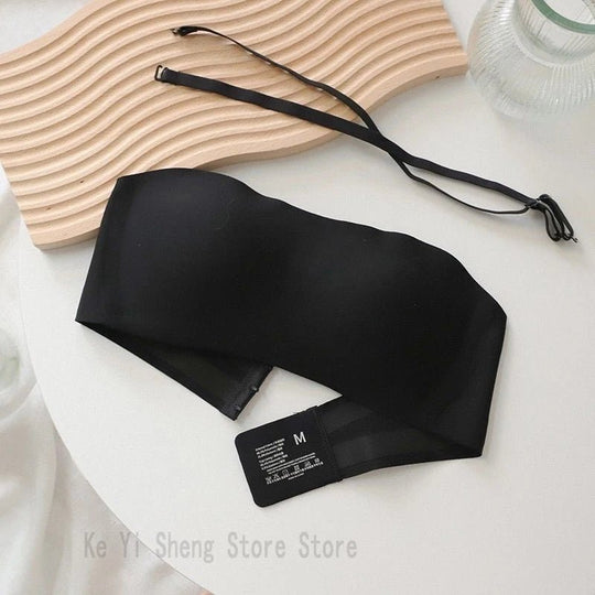 Ropa interior de mujer: ropa interior con tirantes desmontables, sujetador sin tirantes antideslizante, pechos ceñidos y sujetador envolventeMedSurgery Store For Digital HealthMedSurgery Store For Digital Health1005009252641101 - Black - XLBlackXLRopa interior de mujer: ropa interior con tirantes desmontables, sujetador sin tirantes antideslizante, pechos ceñidos y sujetador envolvente