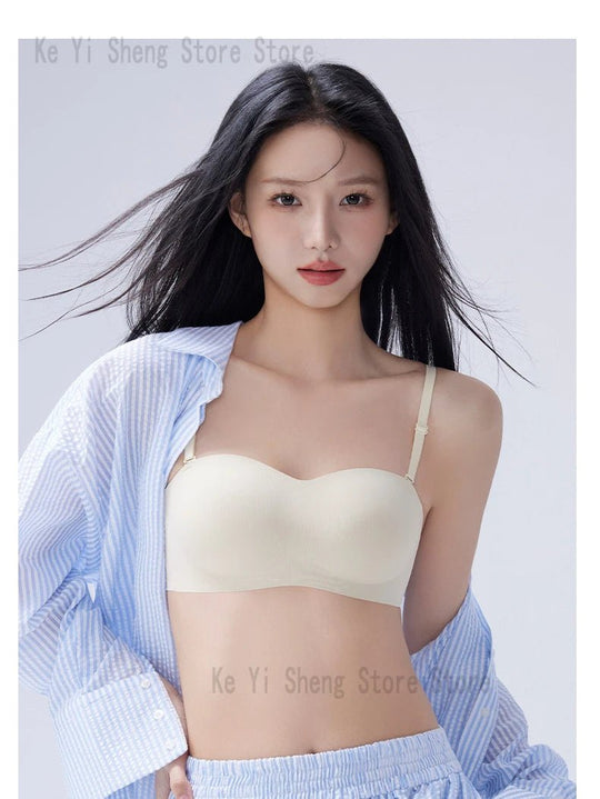 Ropa interior de mujer: ropa interior con tirantes desmontables, sujetador sin tirantes antideslizante, pechos ceñidos y sujetador envolventeMedSurgery Store For Digital HealthMedSurgery Store For Digital Health1005009252641101 - Black - XLBlackXLRopa interior de mujer: ropa interior con tirantes desmontables, sujetador sin tirantes antideslizante, pechos ceñidos y sujetador envolvente