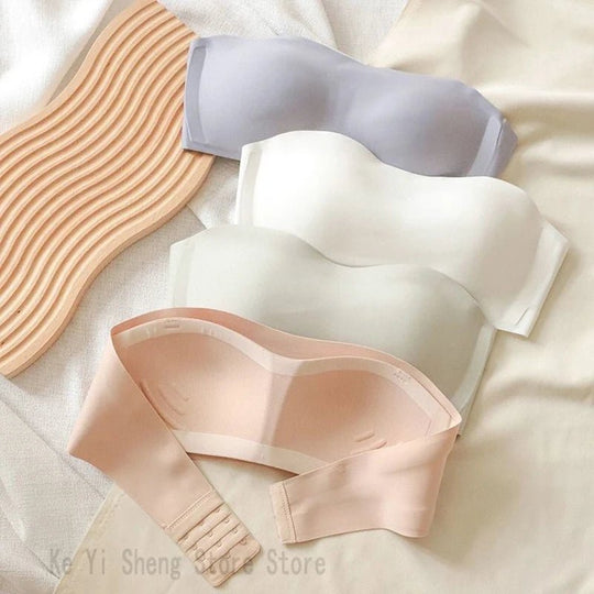 Ropa interior de mujer: ropa interior con tirantes desmontables, sujetador sin tirantes antideslizante, pechos ceñidos y sujetador envolventeMedSurgery Store For Digital HealthMedSurgery Store For Digital Health1005009252641101 - Black - XLBlackXLRopa interior de mujer: ropa interior con tirantes desmontables, sujetador sin tirantes antideslizante, pechos ceñidos y sujetador envolvente