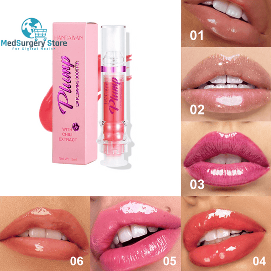Slightly Spicy Lip Color Collection: Rich Liquid Lipstick and Gloss with Mirror Finish