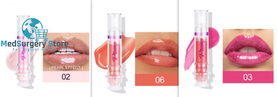 Slightly Spicy Lip Color Collection: Rich Liquid Lipstick and Gloss with Mirror Finish