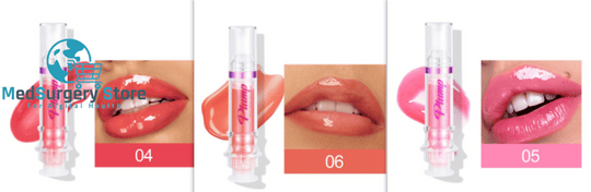 Slightly Spicy Lip Color Collection: Rich Liquid Lipstick and Gloss with Mirror Finish