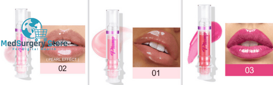 Slightly Spicy Lip Color Collection: Rich Liquid Lipstick and Gloss with Mirror Finish