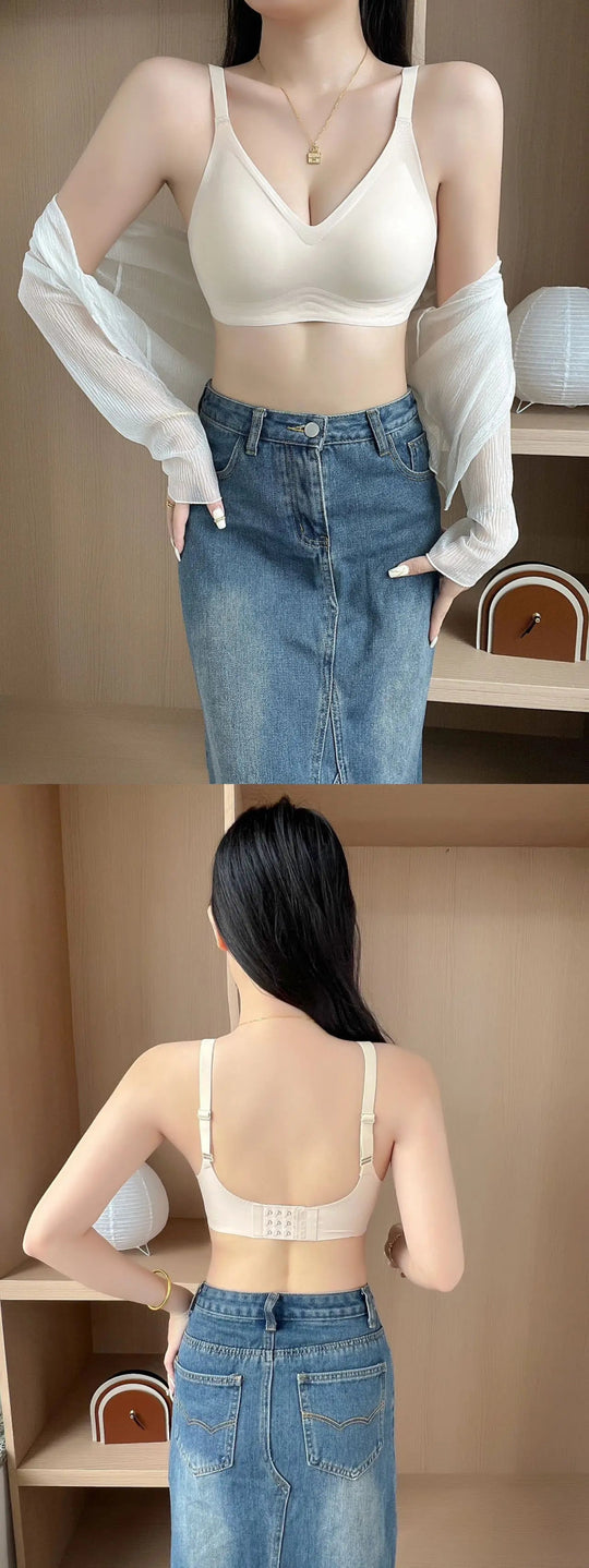 Sujetador sin costuras de pecho pequeño para mujer, push - up de pecho pequeño, cómodo, sin aros, soporte suave, sujetador de pecho cerradoMedSurgery Store For Digital HealthMedSurgery Store For Digital Health1005007171043492 - white - LwhitelSujetador sin costuras de pecho pequeño para mujer, push - up de pecho pequeño, cómodo, sin aros, soporte suave, sujetador de pecho cerrado