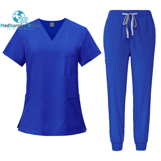 Surgical Uniforms Woman Nursing Enfermeria Sets Top Pant Articles Medical Uniform Scrubs Clinical Beauty Salon Hospital Suits