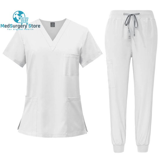 Surgical Uniforms Woman Nursing Enfermeria Sets Top Pant Articles Medical Uniform Scrubs Clinical Beauty Salon Hospital Suits