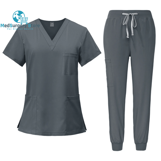 Surgical Uniforms Woman Nursing Enfermeria Sets Top Pant Articles Medical Uniform Scrubs Clinical Beauty Salon Hospital Suits