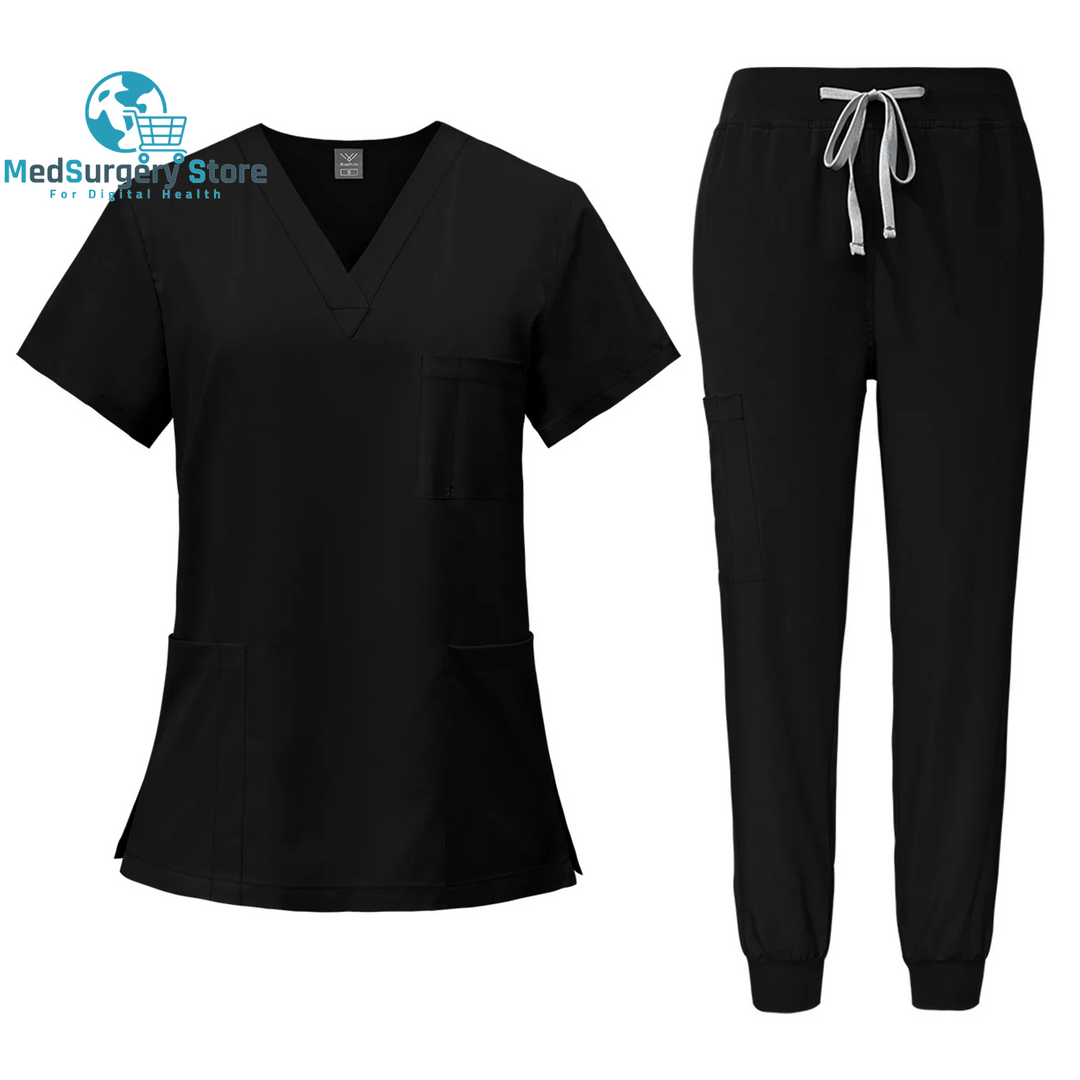 Surgical Uniforms Woman Nursing Enfermeria Sets Top Pant Articles Medical Uniform Scrubs Clinical Beauty Salon Hospital Suits