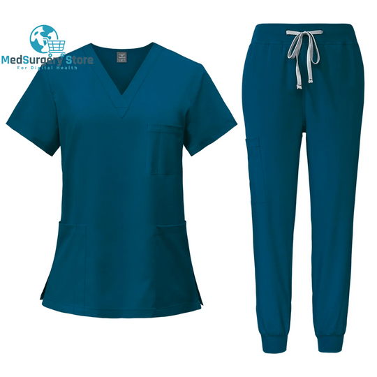 Surgical Uniforms Woman Nursing Enfermeria Sets Top Pant Articles Medical Uniform Scrubs Clinical Beauty Salon Hospital Suits
