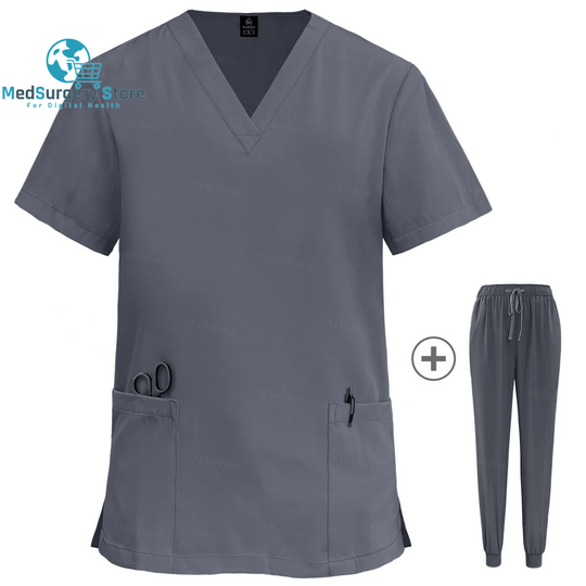 Wholesale Women Wear Scrub Suits Hospital Doctor Working Uniform Medical Surgical Multicolor Unisex Uniform Nurse Accessories