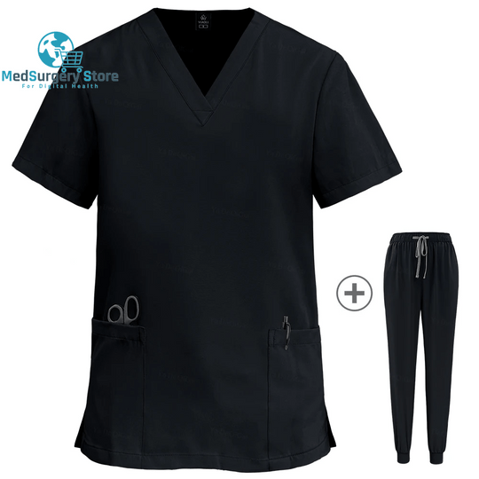 Wholesale Women Wear Scrub Suits Hospital Doctor Working Uniform Medical Surgical Multicolor Unisex Uniform Nurse Accessories