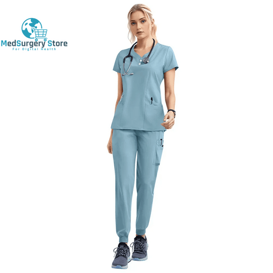 Wholesale Price Doctor Nurse Scrubs Set Medical Uniforms Women Jogger Set Hospital Accessories Operating Room Surgical Workwear