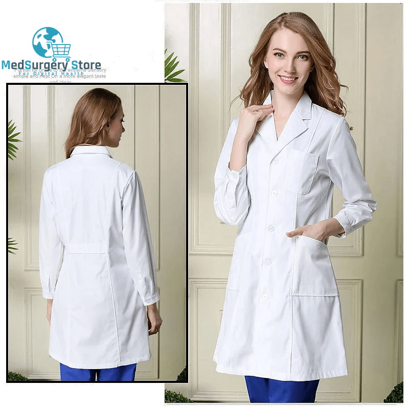 Nurse Costume for Women Medical Uniform Lab Robe Female Sanitary Clothing Beautician Workwear Hospital Clinical Uniform